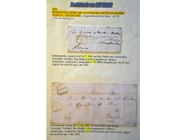 Postgeschiedenis Den Helder 98 poststukken 1840-1892 w.b. rond- en halfrondstempels, twee-letterstempels, francostempels, hal