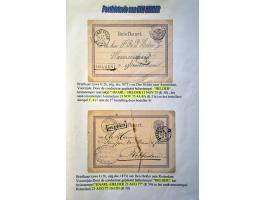 Postgeschiedenis Den Helder 98 poststukken 1840-1892 w.b. rond- en halfrondstempels, twee-letterstempels, francostempels, hal