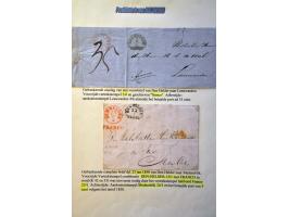 Postgeschiedenis Den Helder 98 poststukken 1840-1892 w.b. rond- en halfrondstempels, twee-letterstempels, francostempels, hal