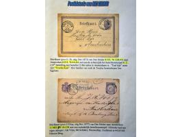 Postgeschiedenis Den Helder 98 poststukken 1840-1892 w.b. rond- en halfrondstempels, twee-letterstempels, francostempels, hal