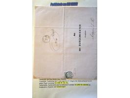Postgeschiedenis Den Helder 98 poststukken 1840-1892 w.b. rond- en halfrondstempels, twee-letterstempels, francostempels, hal