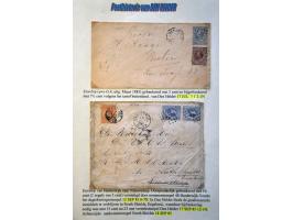 Postgeschiedenis Den Helder 98 poststukken 1840-1892 w.b. rond- en halfrondstempels, twee-letterstempels, francostempels, hal
