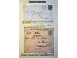 Postgeschiedenis Den Helder 98 poststukken 1840-1892 w.b. rond- en halfrondstempels, twee-letterstempels, francostempels, hal