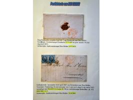 Postgeschiedenis Den Helder 98 poststukken 1840-1892 w.b. rond- en halfrondstempels, twee-letterstempels, francostempels, hal