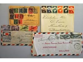 ruim 40 post(waarde)stukken w.b. rampvlucht Maraboe 1935 en iets buitenland
