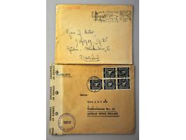 10 meest gecensureerde veldpostbrieven uit Duitsland 1942-1945 met inhoud, alle naar Alkmaar verzonden