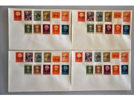 UNTEA, 13 onbeschreven fdc's 1-10-1962 of 1-11-1962
