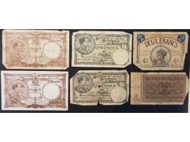 5 billionen 15-3-1924 en 10 billionen 4-2-1924, fr; 2 ex. Duits;  België 5 ex. 1918-1925; en 5 ex. Frankrijk Chambres de comm