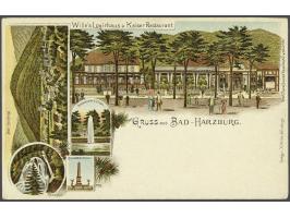 192 ex. oude en zeer oude met beter o.a. litho kaarten in album
