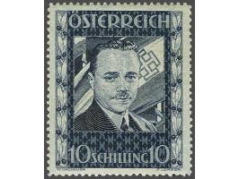 Chancellor Dolfuss 10 schillings black blue, very fine (tiny yellow spot), cat.v. 800