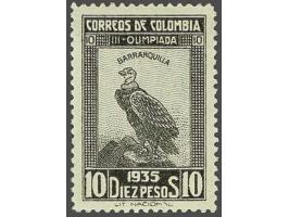 Condor 10 pesos black and grey, very fine mounted mint, cat.v. 650