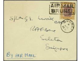 RAF coral survey flight 1931, envelope carried on the first phase of the air survey flight by flying-boat S.1162 (pilot : squ