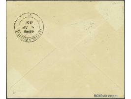 RAF coral survey flight 1931, envelope carried on the first phase of the air survey flight by flying-boat S.1162 (pilot : squ