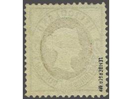Queen Victoria 2 pf (½d.) deep rose and deep green, head die II, a very fresh copy with English type postmark type I for SP 5