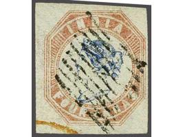 1854 Victoria 4a.bright blue and pale red, frame Die I, head Die I, a fine to very fine used ex., with certificate RPS 1960, 