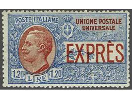 Not issued Expres 1,20 lire red and blue (Sassone Espressi nr. 8), very fine unmounted mint, cat.v. 650 (Sassone)