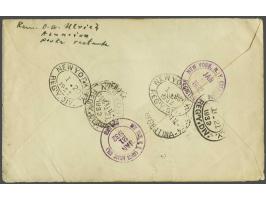 2,50 peso yellow/brown with C overprint on registered letter with interesting content (signed) and picture from explorer Otto