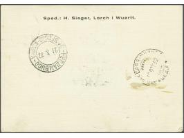 Treatypost 9th Südamerikafahrt 1932. Registered card from Asmara 27-9-1932 via Friedrichshafen to Recife, very fine and very 