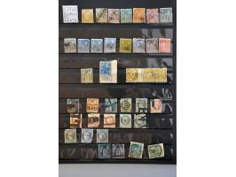cancellations including petits chiffres and gros chiffres on stockcards