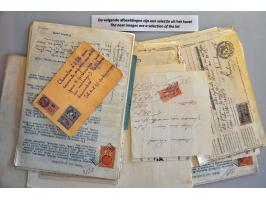 collection of fiscal documents with stamps