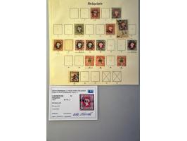 collection (14 ex.) between SG 2 and SG 28 mainly better ex. including 6 certificates (4x Schulz) 