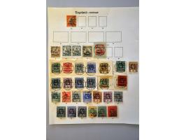 collection 1914-1916 used with many better ex. with SG 1 certificate BPA, SG 9 and SG 30 certificates Brandon, SG 7 signed Br