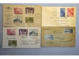 earlier fdc's (between 1937 and 1967), totally 28 ex. 