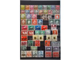 collection used and */** with better sets and face value in 7 stockbooks