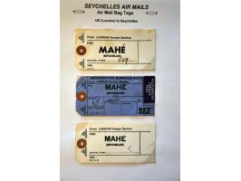 Airmail cover collection ca. 1960 - 2005 including 1st flights, handstamps (airmail cachets), Air Mail bag tags etc., neatly 