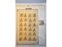 specialized collection of the provisional imperforate issues 1902-1903 in album