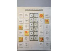 specialized collection of the provisional imperforate issues 1902-1903 in album