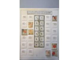 specialized collection of the provisional imperforate issues 1902-1903 in album