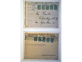 collection of about 200 covers/postal stationery ca. 1860-1990 with better items in binder