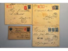 collection of about 200 covers/postal stationery ca. 1860-1990 with better items in binder