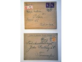 collection of about 200 covers/postal stationery ca. 1860-1990 with better items in binder