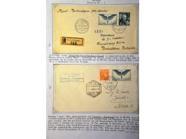 Air Mail, collection of about 500 covers including better flights, first flights, vignettes, frankings etc. nicely arranged a