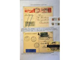 Air Mail, collection of about 500 covers including better flights, first flights, vignettes, frankings etc. nicely arranged a