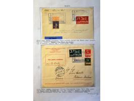 Air Mail, collection of about 500 covers including better flights, first flights, vignettes, frankings etc. nicely arranged a