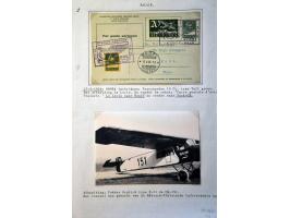 Air Mail, collection of about 500 covers including better flights, first flights, vignettes, frankings etc. nicely arranged a