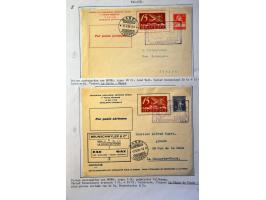 Air Mail, collection of about 500 covers including better flights, first flights, vignettes, frankings etc. nicely arranged a