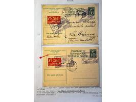 Air Mail, collection of about 500 covers including better flights, first flights, vignettes, frankings etc. nicely arranged a