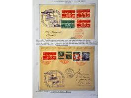Air Mail, collection of about 500 covers including better flights, first flights, vignettes, frankings etc. nicely arranged a