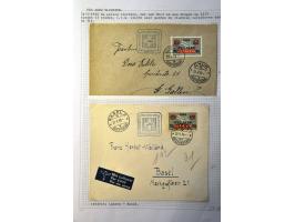 Air Mail, collection of about 500 covers including better flights, first flights, vignettes, frankings etc. nicely arranged a