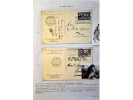Air Mail, collection of about 500 covers including better flights, first flights, vignettes, frankings etc. nicely arranged a