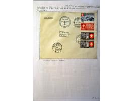 Air Mail, collection of about 500 covers including better flights, first flights, vignettes, frankings etc. nicely arranged a