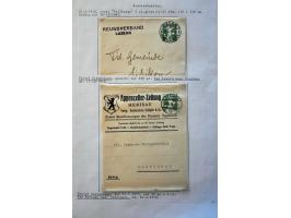 collection of about 300 newspaper wrappers mainly used with additional frankings, registered, foreign destinations, illustrat