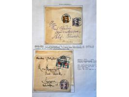 collection of about 300 newspaper wrappers mainly used with additional frankings, registered, foreign destinations, illustrat