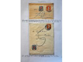 collection of about 300 newspaper wrappers mainly used with additional frankings, registered, foreign destinations, illustrat