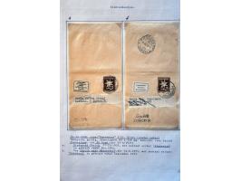 collection of about 300 newspaper wrappers mainly used with additional frankings, registered, foreign destinations, illustrat