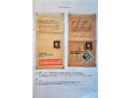 collection of about 300 newspaper wrappers mainly used with additional frankings, registered, foreign destinations, illustrat